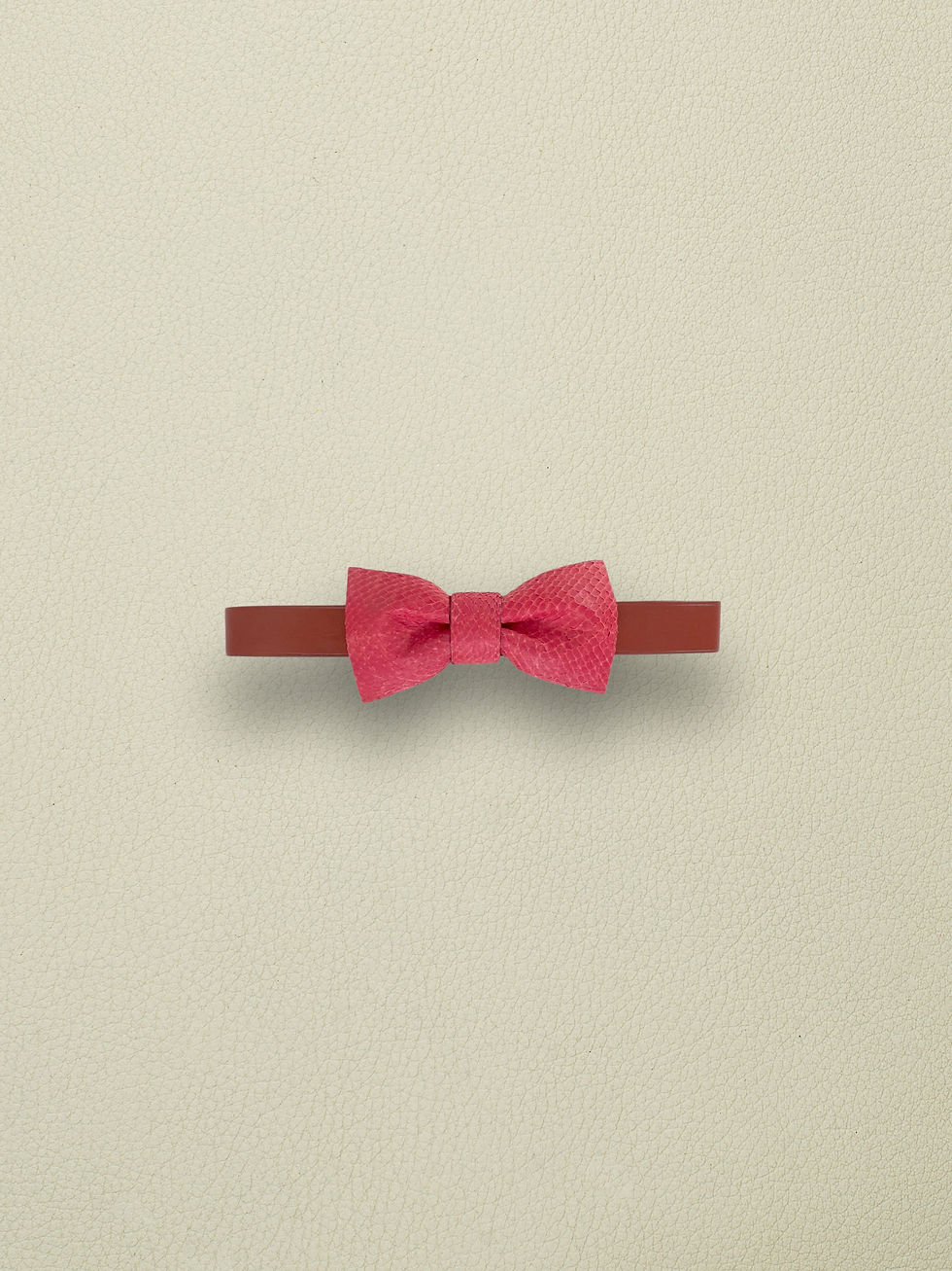 Miniature : NOEUD PAPILLON EN CUIR MARIN
