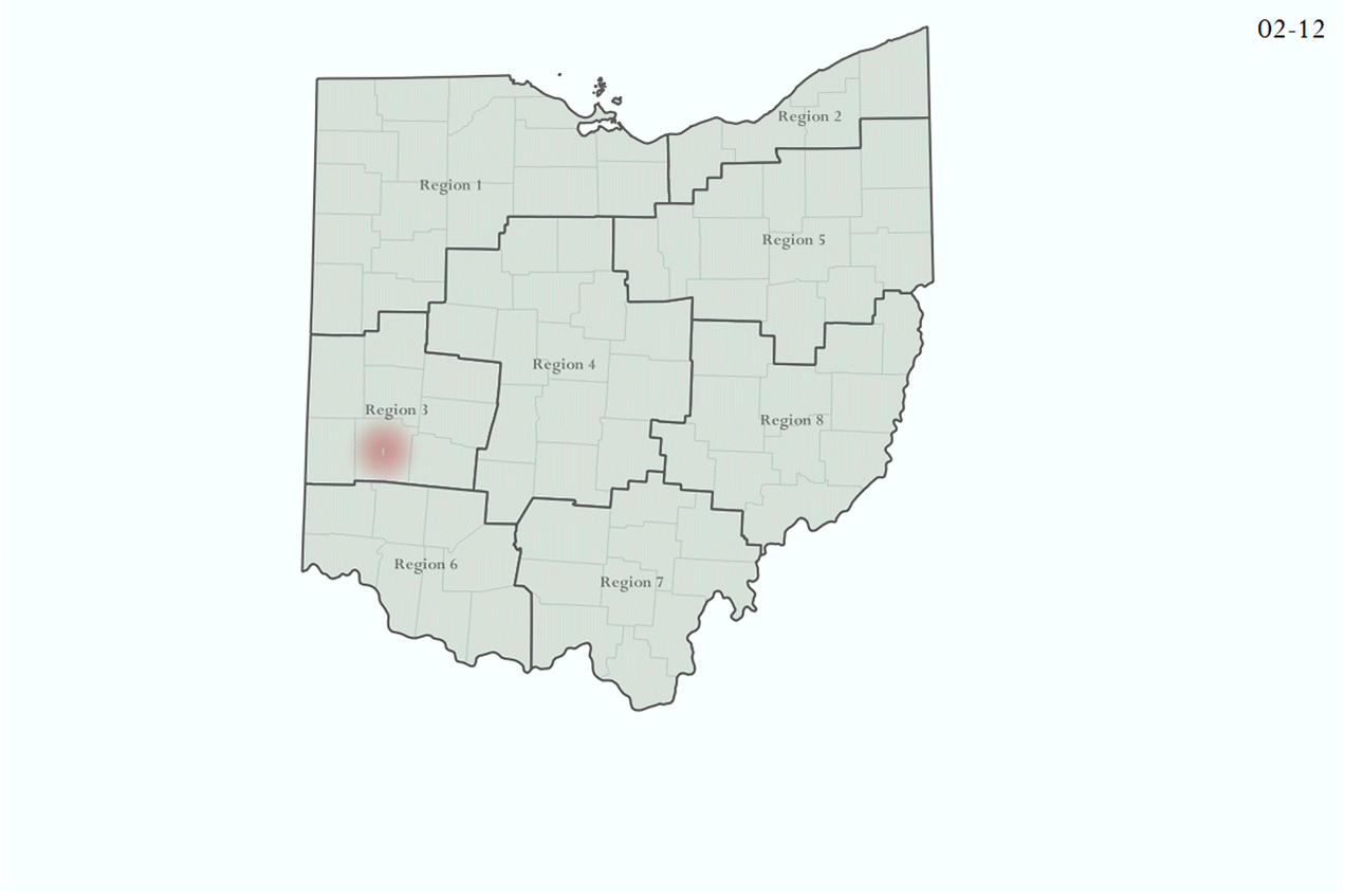 COVID-19 Hotspots in Ohio
