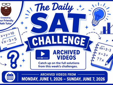 Monday June 1,2026 - Sunday June 7, 2026