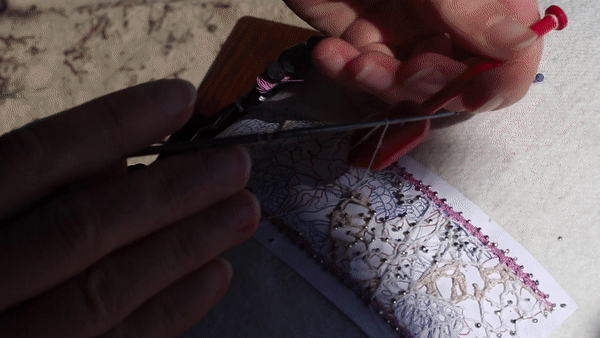 A modern interpretation of Russian Bobbin lace