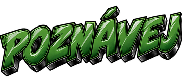 Izolované zelené 3D písmo POZNÁVEJ-2.png