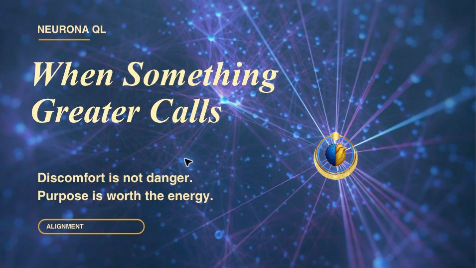When Something Greater Calls, You Answer