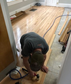 Floor Being Installed
