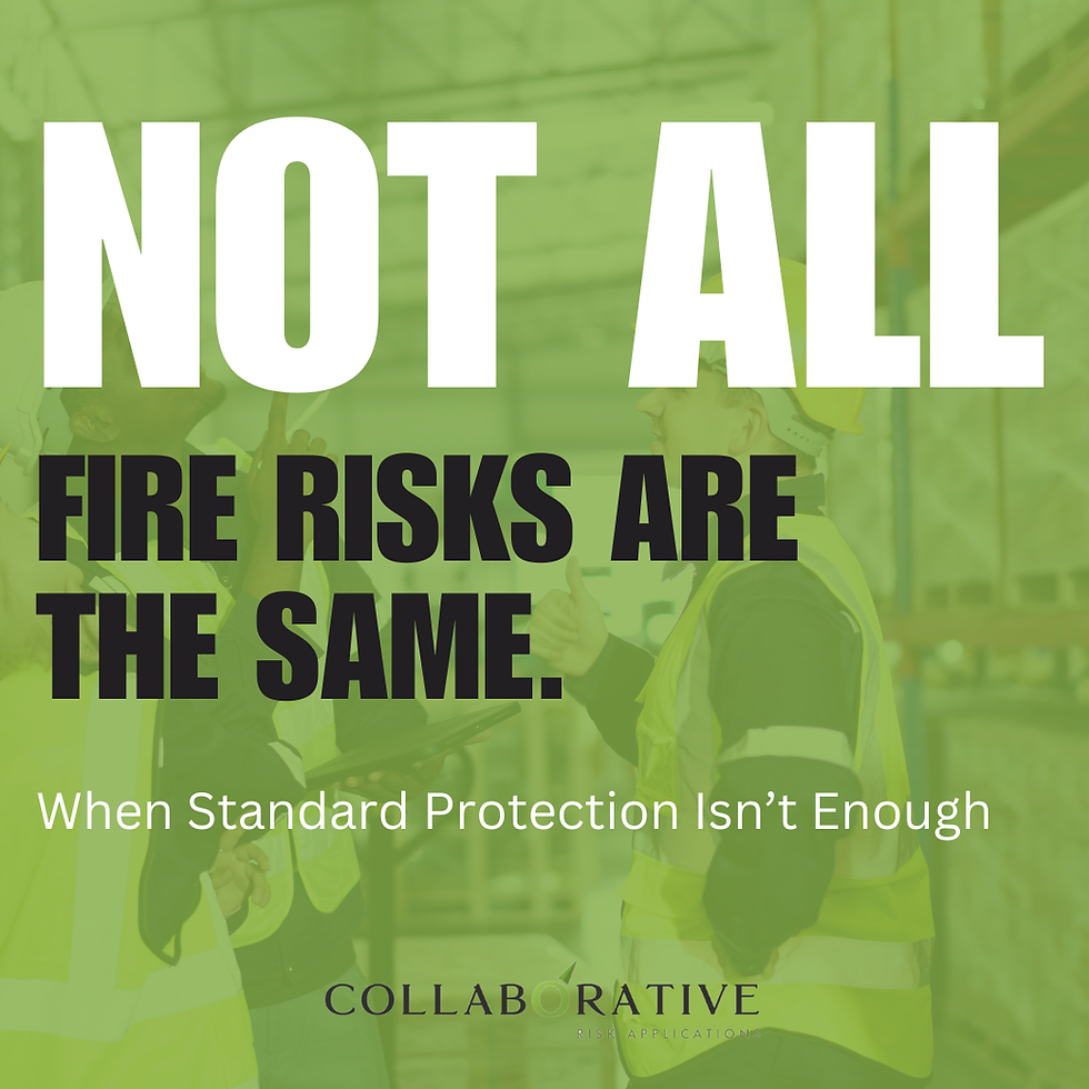 Special Risk Fire System Design: Why Compliance Alone Is Not Enough