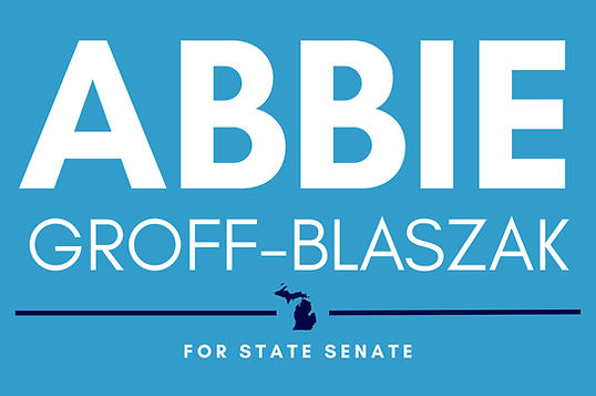 Abbie Groff-Blaszak for State Senate logo