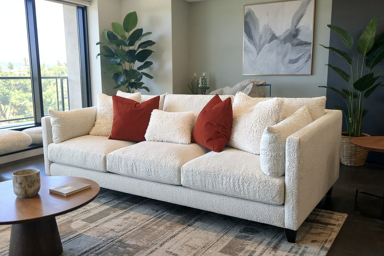 Bixby Boucle Sofa