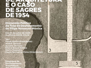 Public defense of the Doctoral Thesis by Filipe Nassauer Mónica