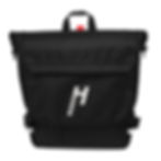 Fahrrad Rucksack Sporty schwarz/reflex 16 Liter, von vorne