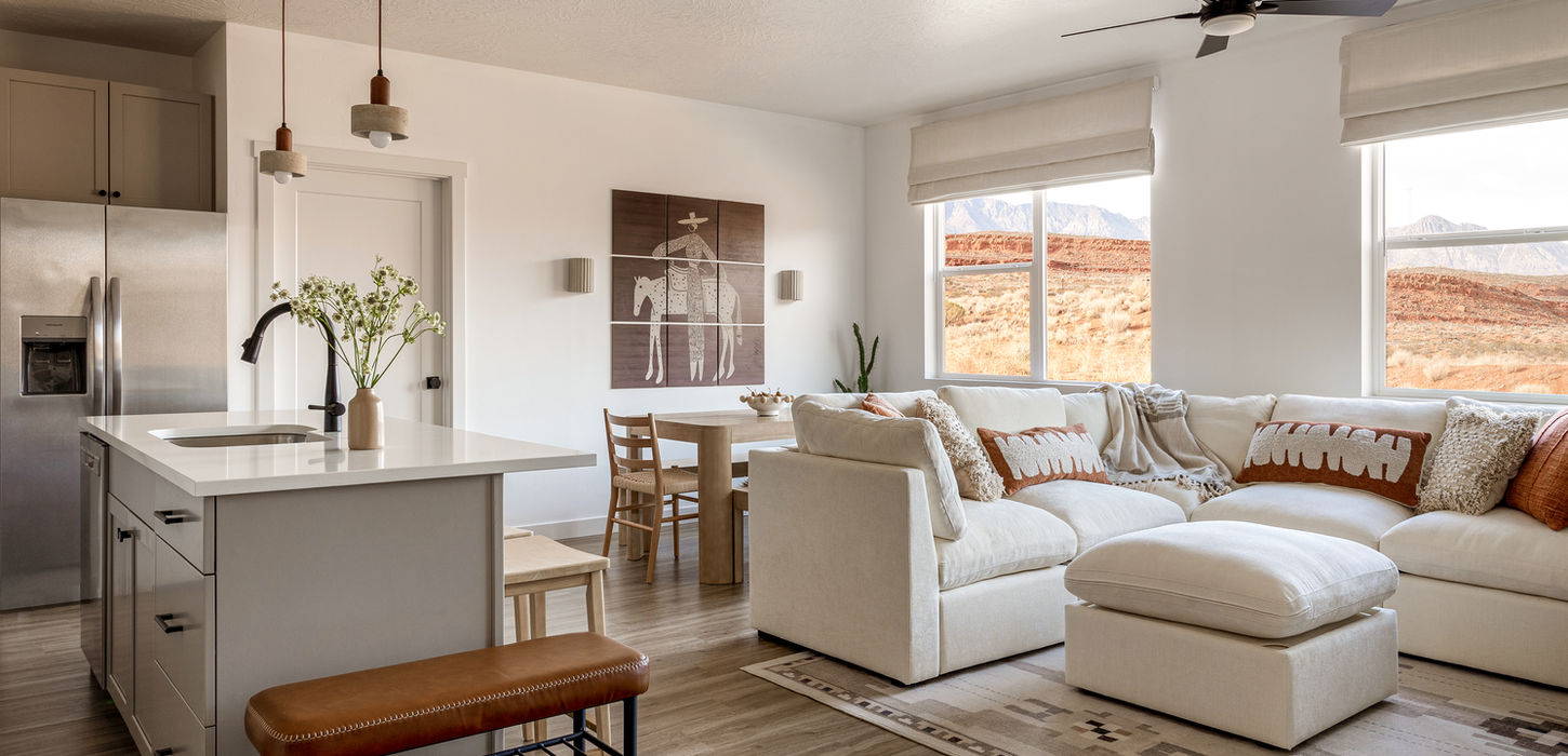 Airbnb located in Zion designed by alkemi interiors