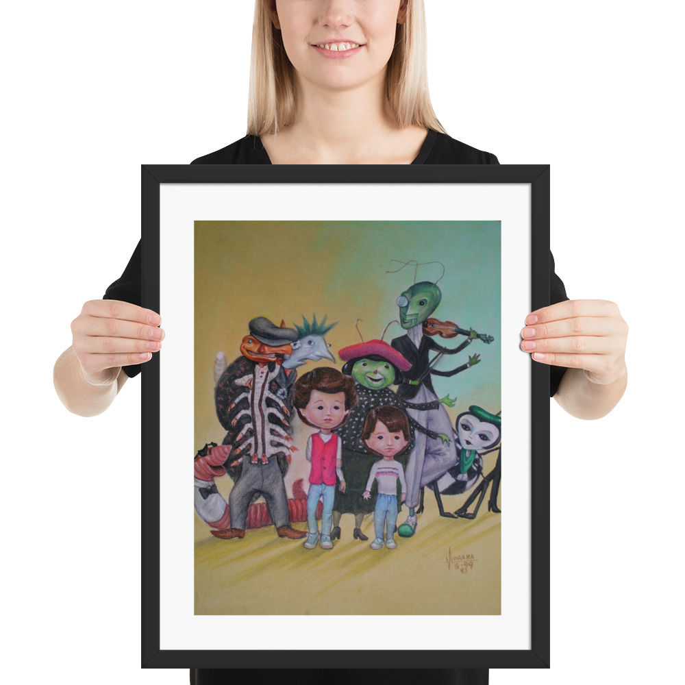 Visiting Dahl- framed  8x10, 16x20