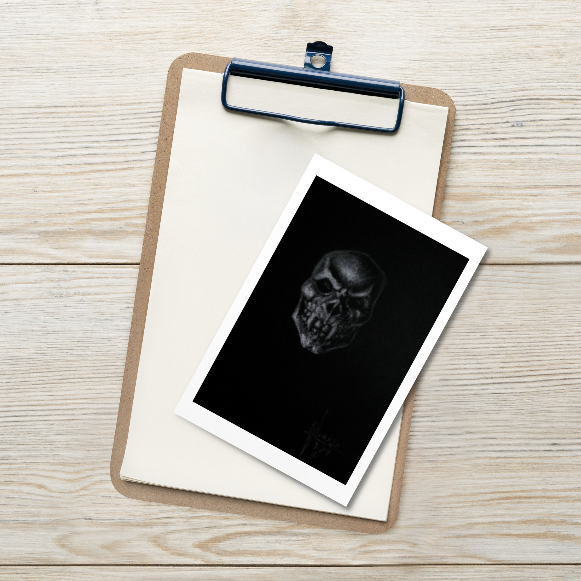 "Ancient Vampyre Skull" Postcard