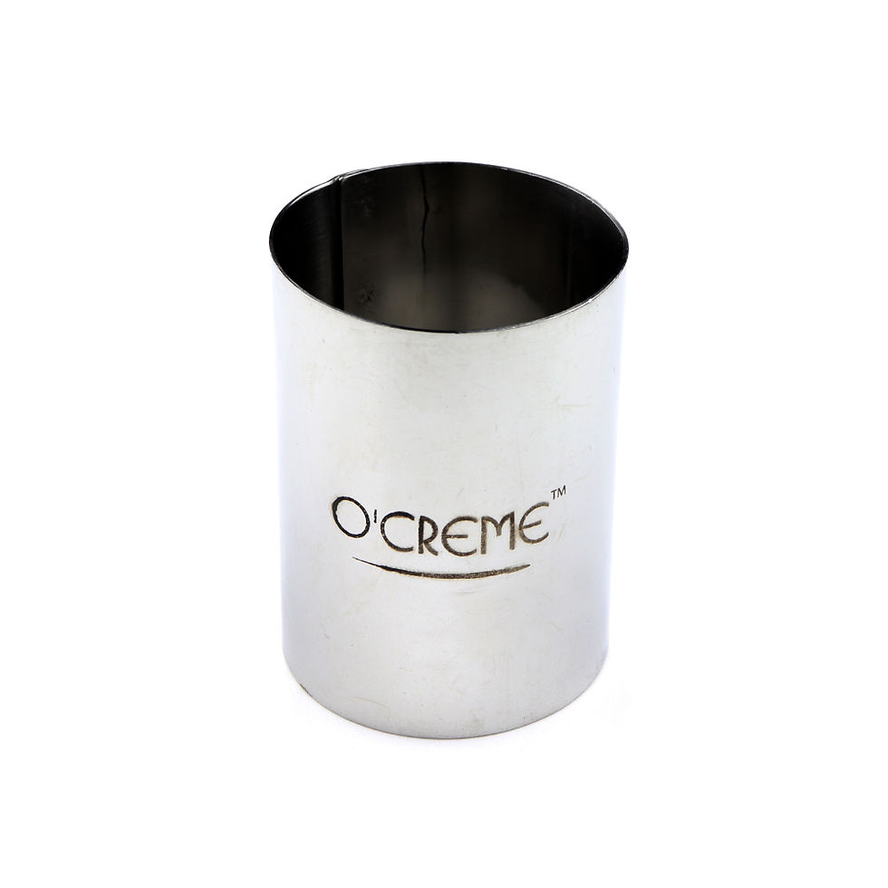 O'Creme Stainless Steel Round Cake Ring, 2-3/4" x 3" High