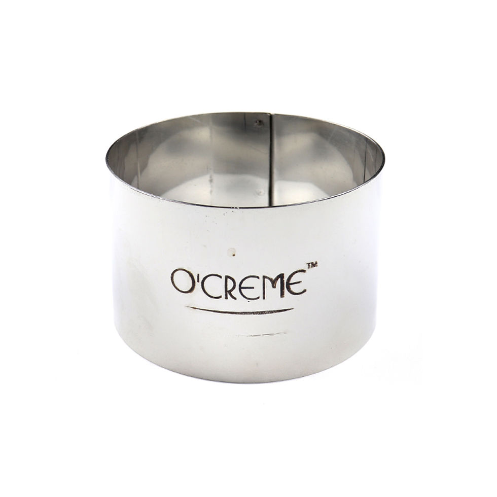 O'Creme Stainless Steel Round Cake Ring, 2-3/4" x 1-3/4" High