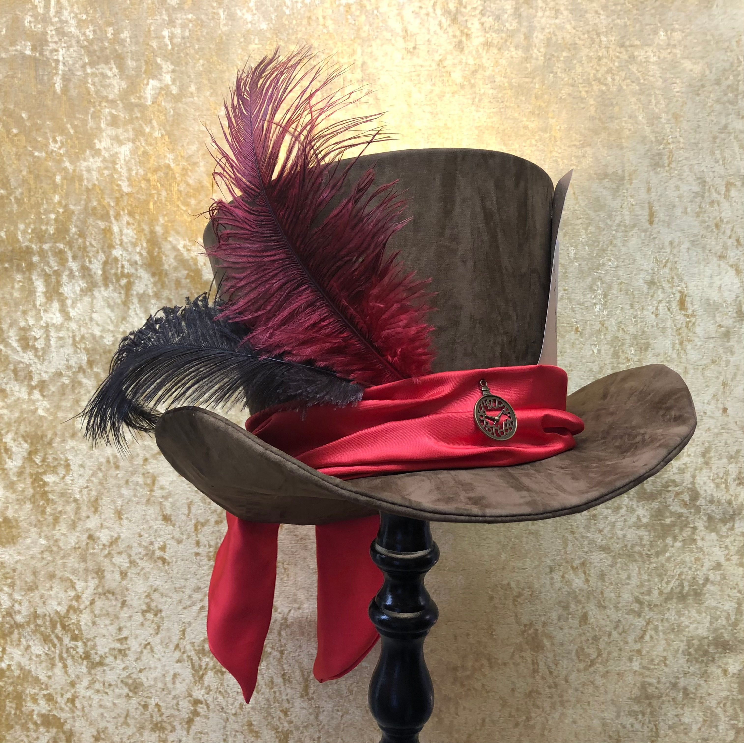 Unique Faux Suede Mad Hatter Lampshade £89.99