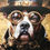 Thumbnail: One Of A Kind Steampunk Staffy Wall Art