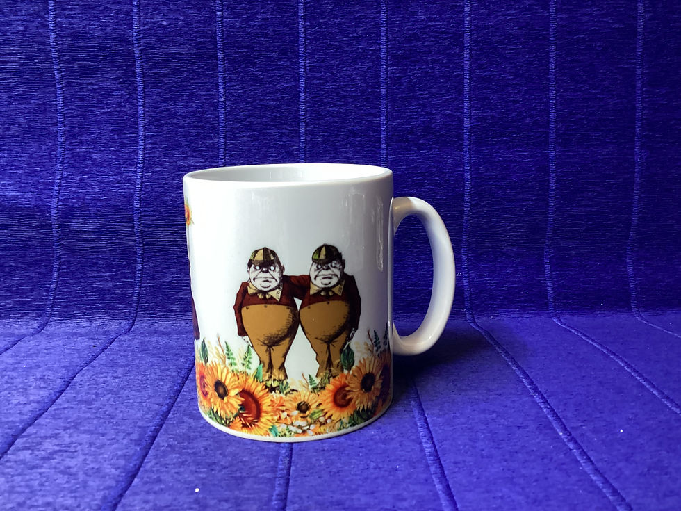 Thumbnail: Orange Flamingo/Alice/Tweedles Mug
