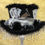 Thumbnail: Unique Wonderland Black/Silver/Ivory Top Hat Lampshade £145.00