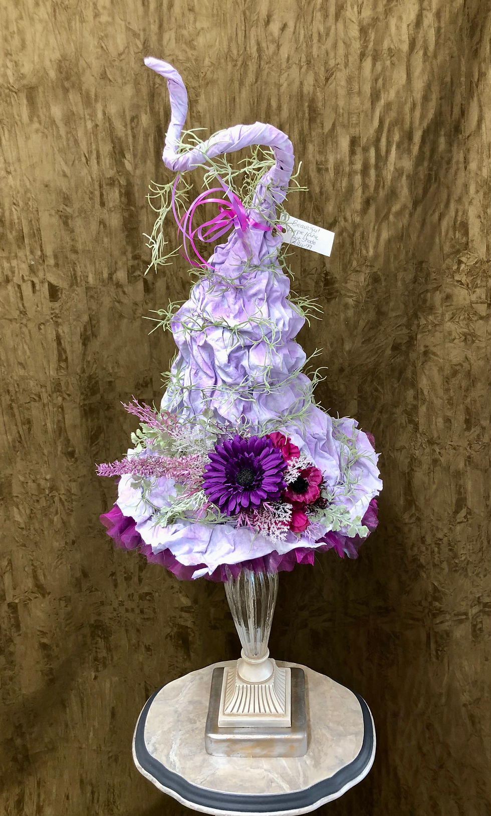 Thumbnail: One Of A Kind Purple Pixie Hat Lampshade £94.99