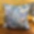 Thumbnail: Bespoke Velvet Lampshade & Cushion, Blue/Grey Wading Birds
