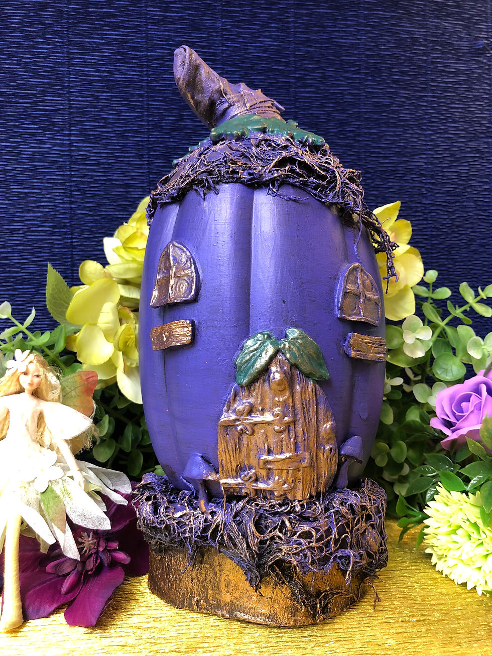 One Of A Kind Purple Pumpkin House £30.99