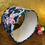Thumbnail: Bespoke Velvet Lampshade & Cushion - Navy Batik Floral