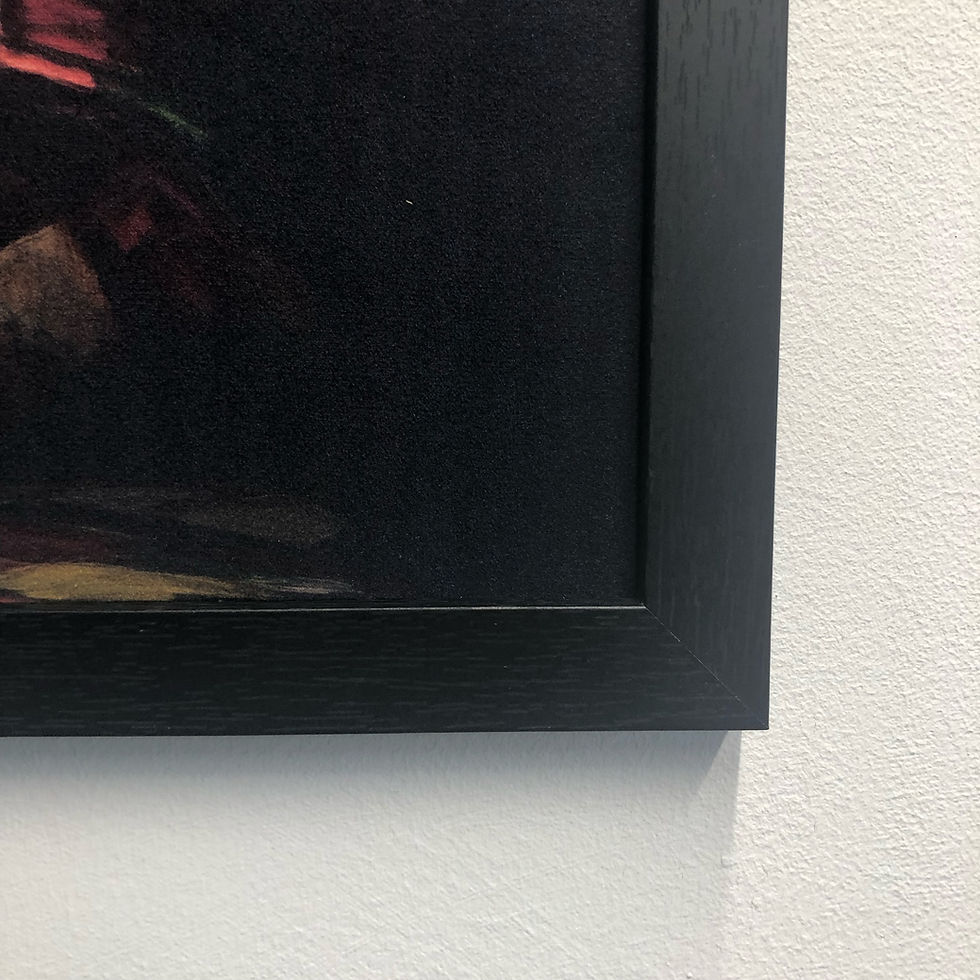 Thumbnail: Alice In Wonderland Mad Hatter: Framed Velvet Print