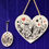 Thumbnail: King & Queen Wooden Heart Plaque/Ceramic Oval Hanger