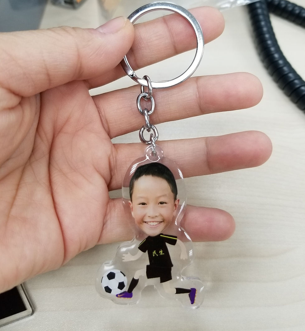 縮圖：Personalized Key Chain 1 piece 訂製個人匙扣 (單個)