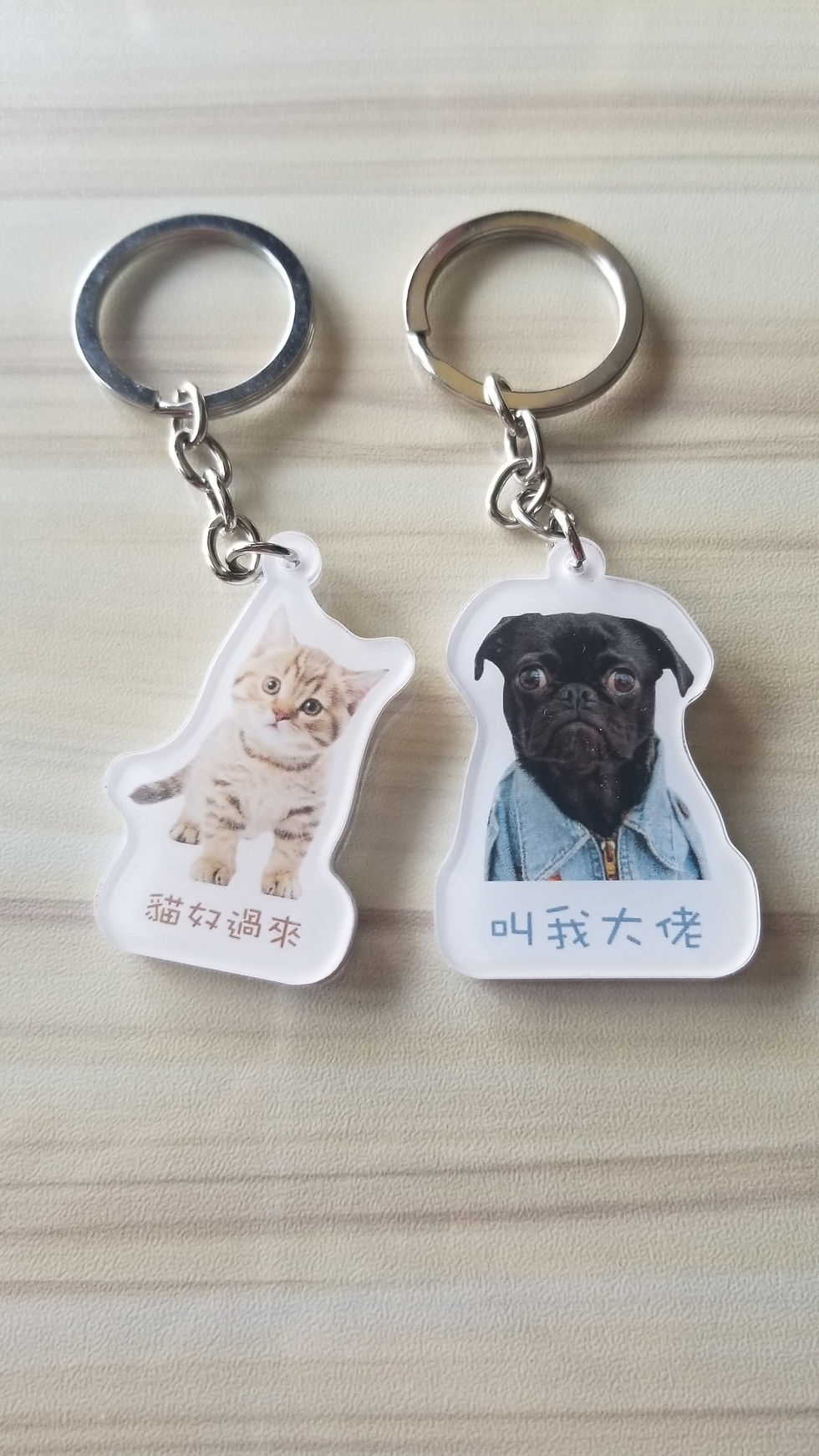 縮圖：HK DESIGN - Personalized Animal Key-chain 訂製寵物匙扣 (1 piece)