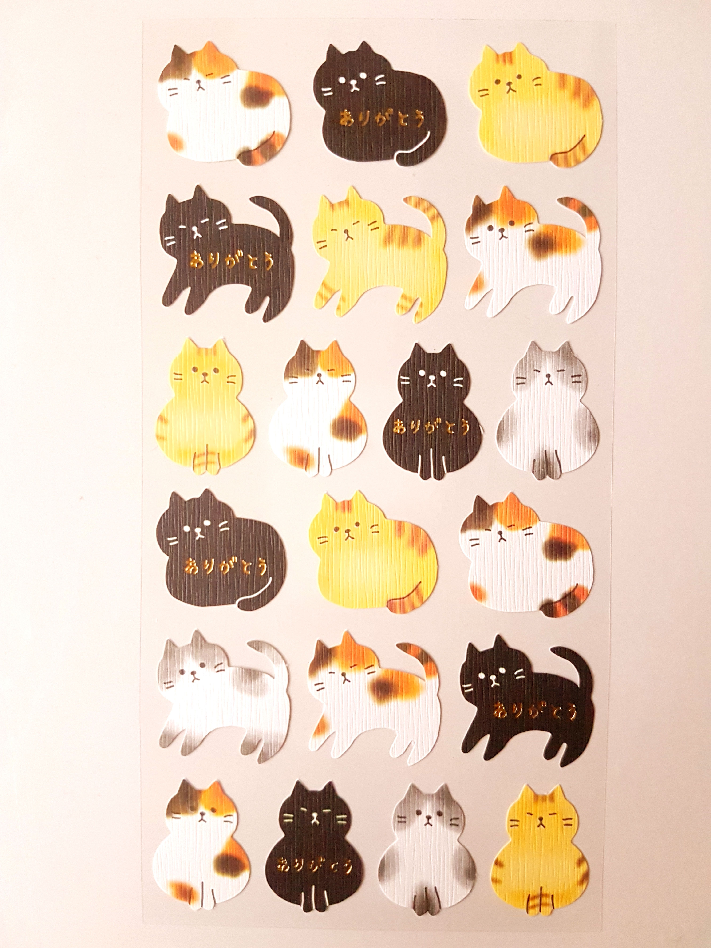 STICKERS - Lovely Animals - Cat 貼紙 可愛動物 - 貓