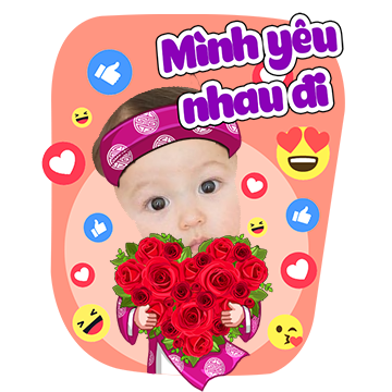 縮圖：Cute Series Template Q1-Q12 人像DIY產品素材 Q1-Q12 (1 piece/1 order)