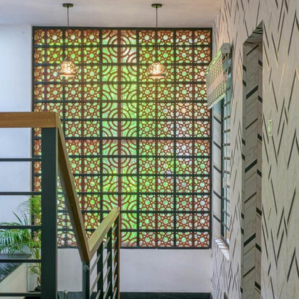 Daffodils residence, Thrissur — tropical modern home designed and built by Livespace Architects — view 4