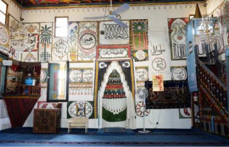 Satılmış Köyü Camii. Harim güney duvarı