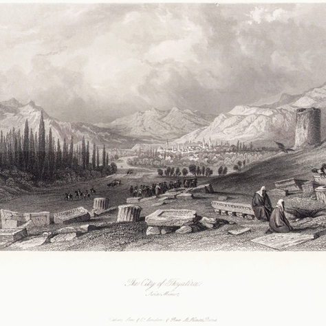 Thyateira Antik Kenti Gravürleri 