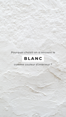 un enduit naturel blanc qui redirige vers une vidéo d'une réflexion sur la couleur blanche