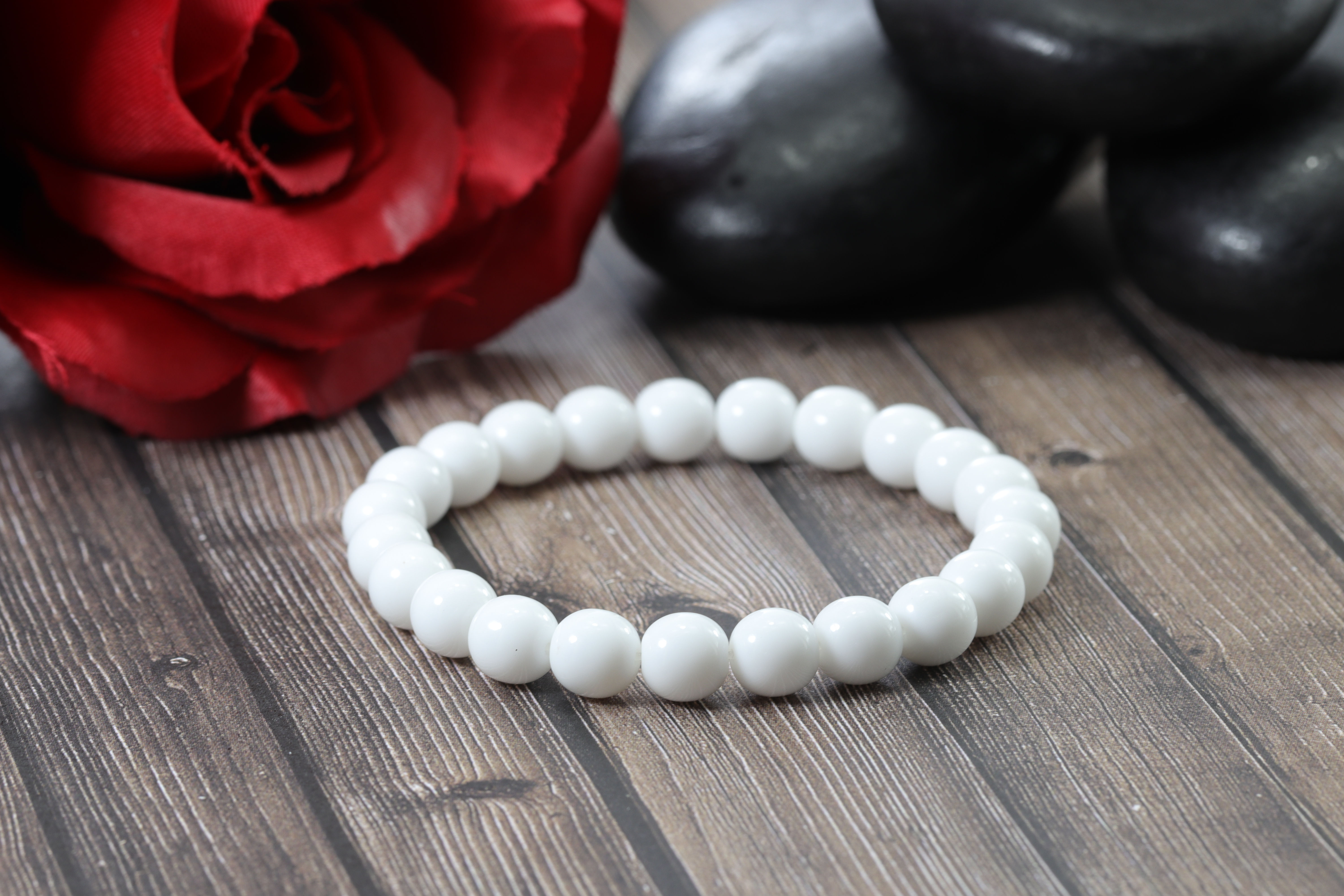 Snow Quartz Gemstone Bracelet