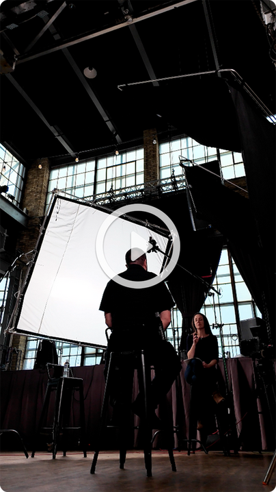 american red cross bts video shoot milwaukee