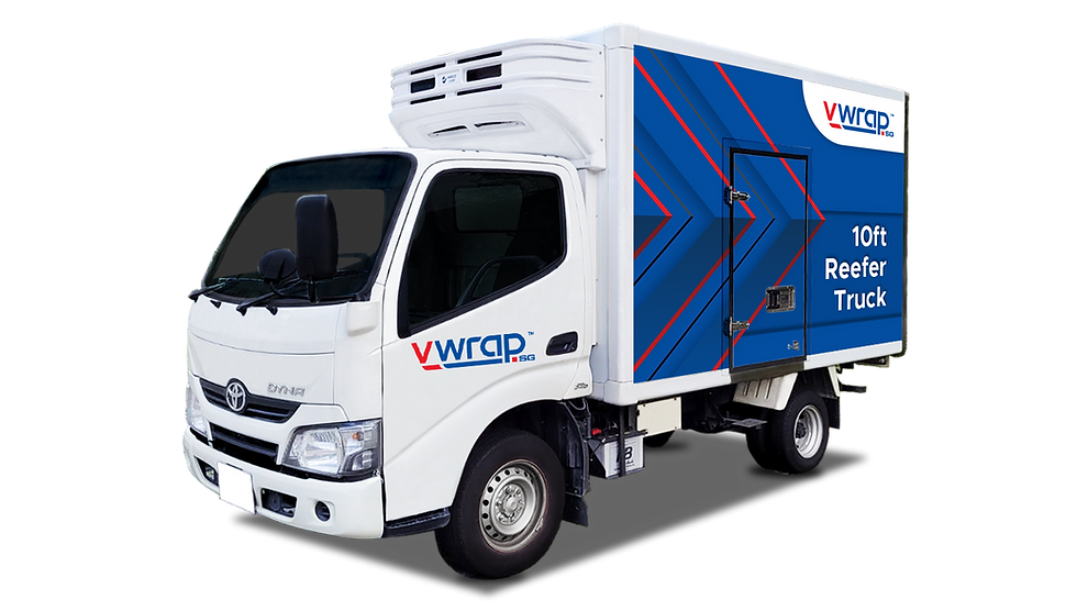 Thumbnail: 10Ft Reefer Truck Wrap
