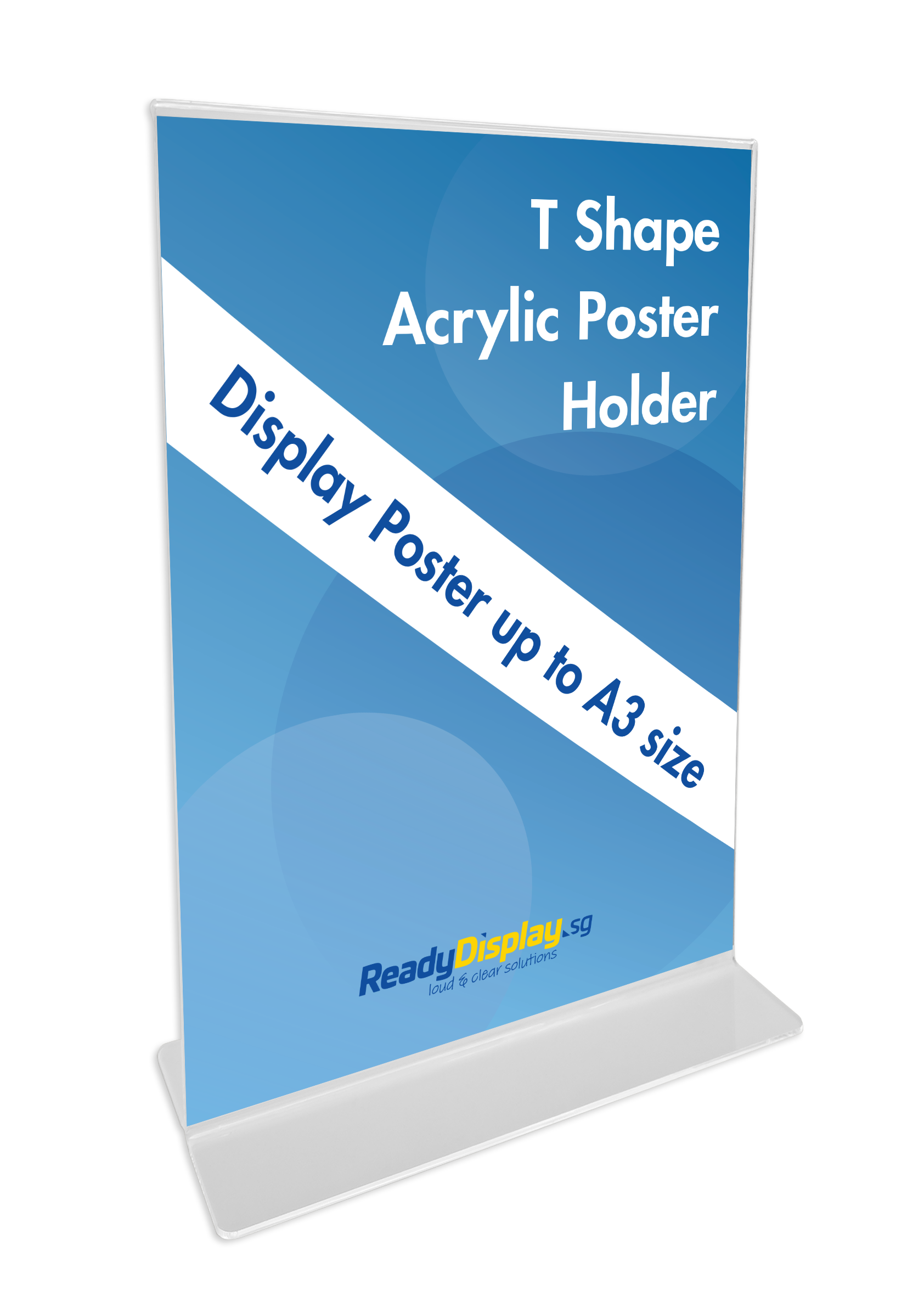 T Shape Acrylic Holder