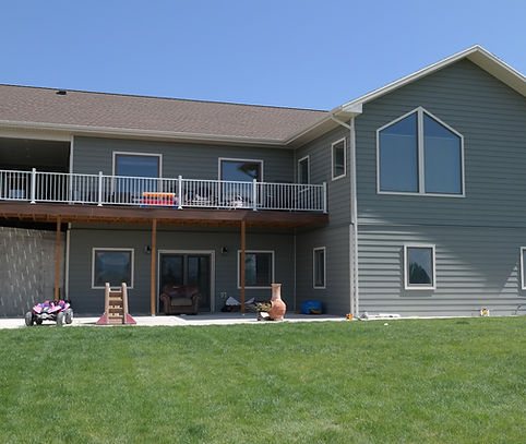 Custom home construction project in Wyoming                                                                                  