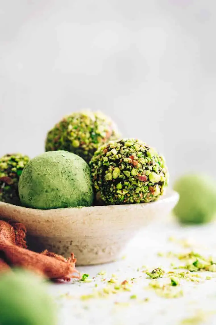 Pistachio-Matcha Bliss Bites