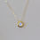 Thumbnail: Moonstone Solitaire Pendant 14k Gold, June Birthstone Pendant, Minimalist Blue 