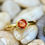 Thumbnail: Ceylon Orange Sapphire 18kt Gold Ring