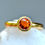 Thumbnail: Ceylon Orange Sapphire 18kt Gold Ring