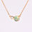 Thumbnail: Ethiopian Opal & Diamond 14k Gold Layering Necklace, October Birthstone Dainty 