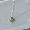 Thumbnail: Rosecut Blue Sapphire Slide Necklace 14k Gold