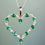 Thumbnail: Emerald Diamond Heart Necklace, 14kt Gold Necklace, May Birthstone Pendant, Gif