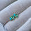 Thumbnail: Lab Emerald & Natural Turquoise Stud Earrings