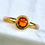 Thumbnail: Ceylon Orange Sapphire 18kt Gold Ring