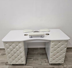 Basic Luxury - Pearl White faux leather